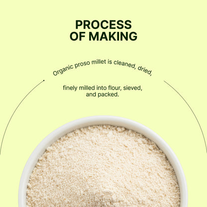Homegrown Organic Proso Millet Flour (500g)
