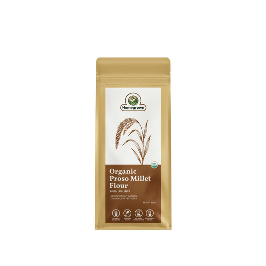 Homegrown Organic Proso Millet Flour (500g)