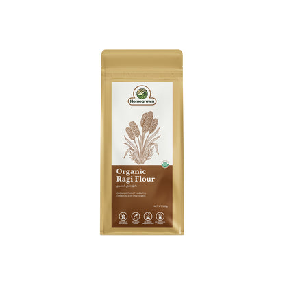 Homegrown Organic Ragi Flour (500g)