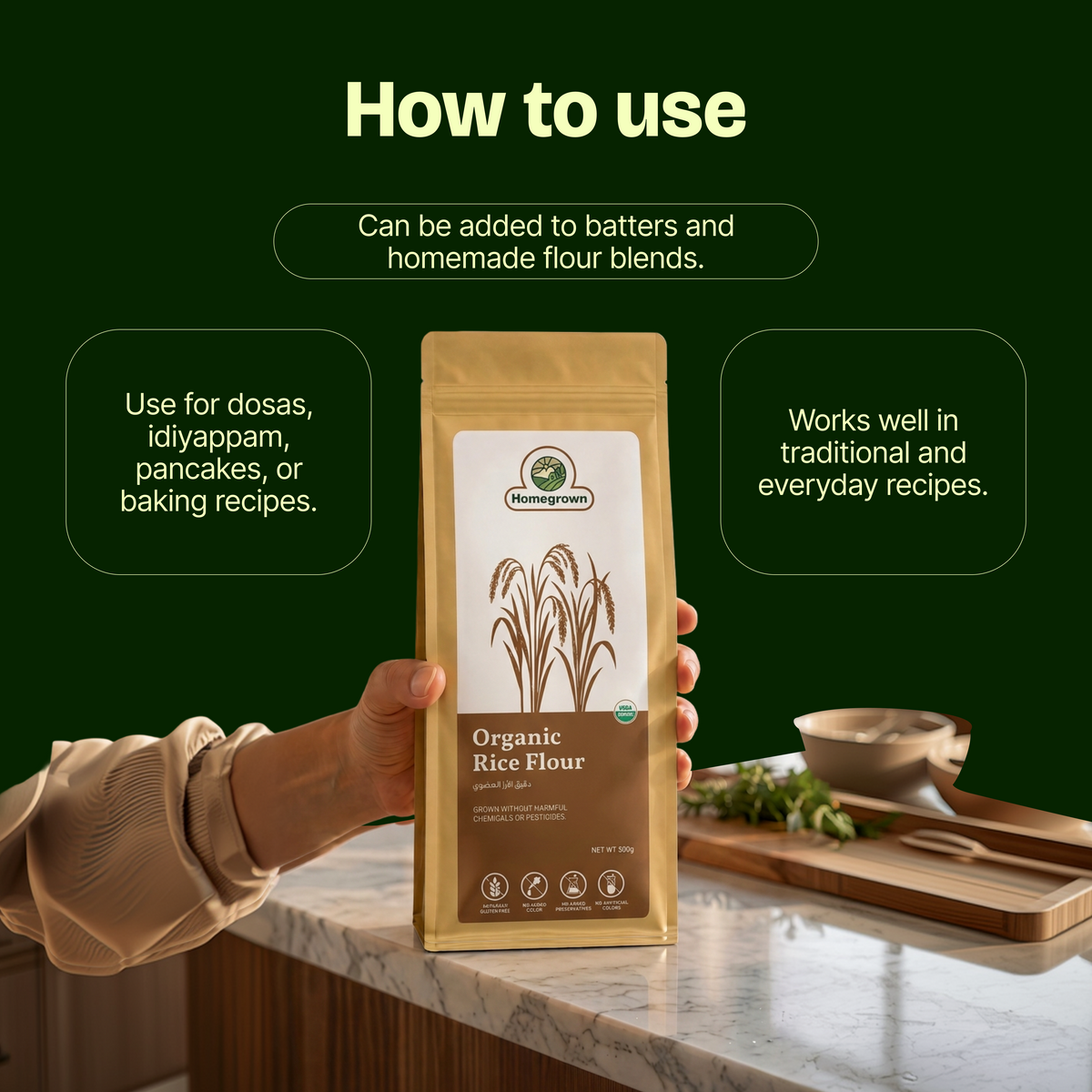 Homegrown Organic Rice Flour