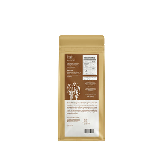 Homegrown Organic Rice Flour (500g)