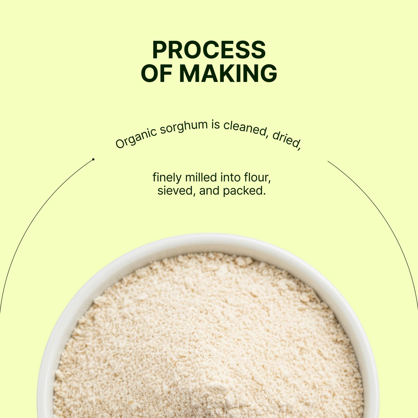 Homegrown Organic Sorghum Flour (500g)