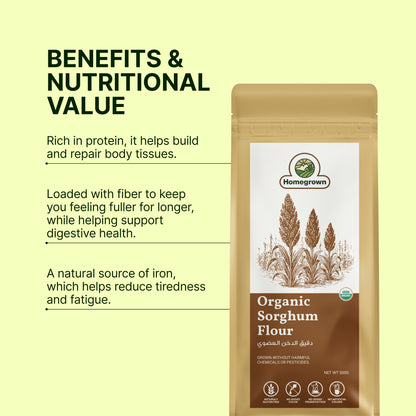 Homegrown Organic Sorghum Flour (500g)
