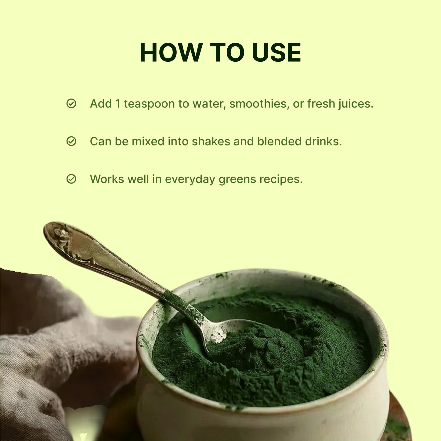 Homegrown Organic Barley Grass Powder (200g)