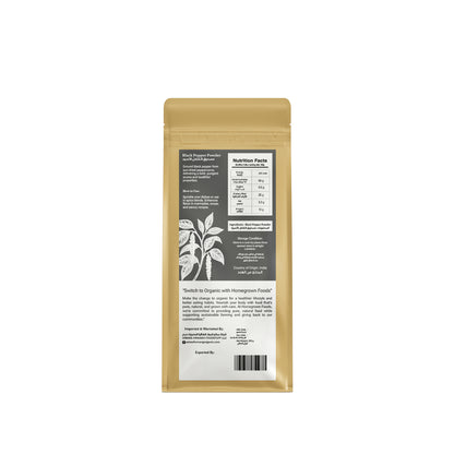Homegrown Organic Black Pepper Powder (200g)