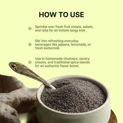 Homegrown Organic Black Salt (330g)