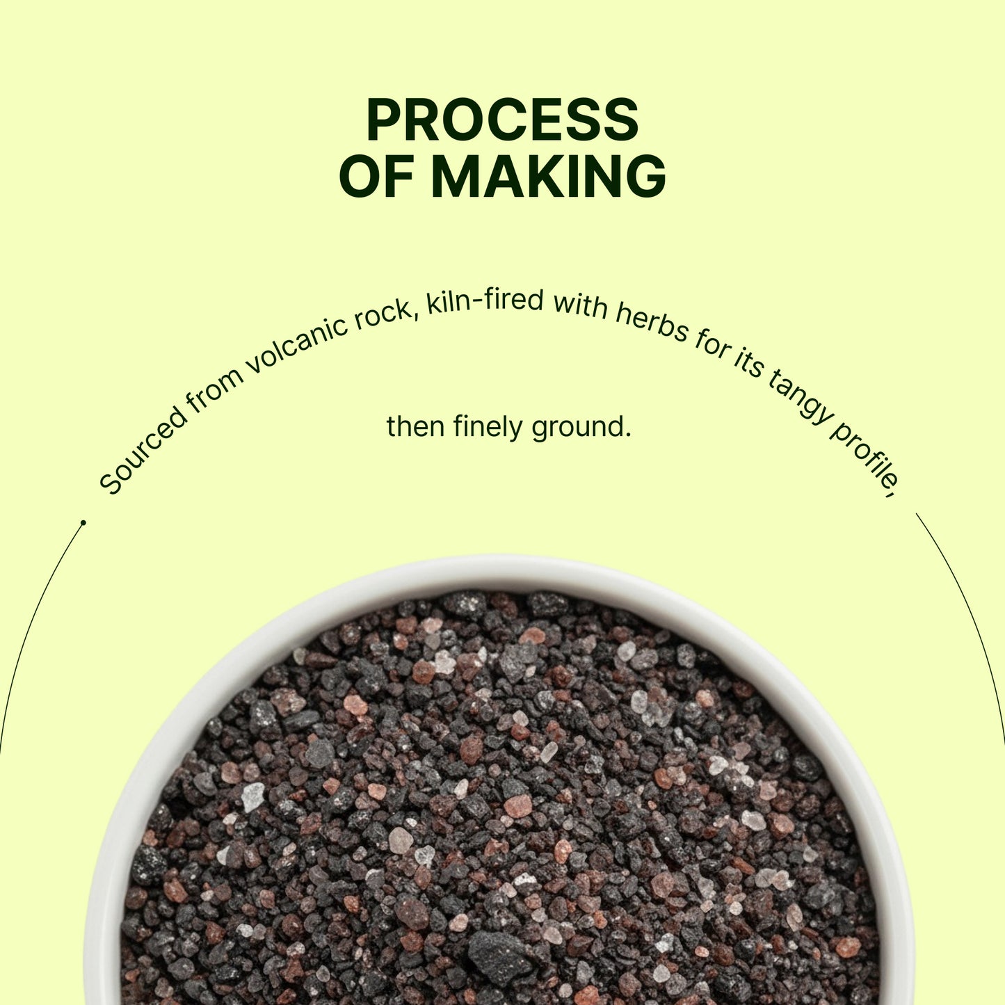 Homegrown Organic Black Salt (330g)