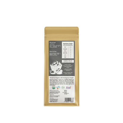 Homegrown Organic Black Salt (330g)