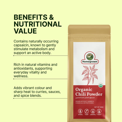 Homegrown Organic Chili Powder (200g)