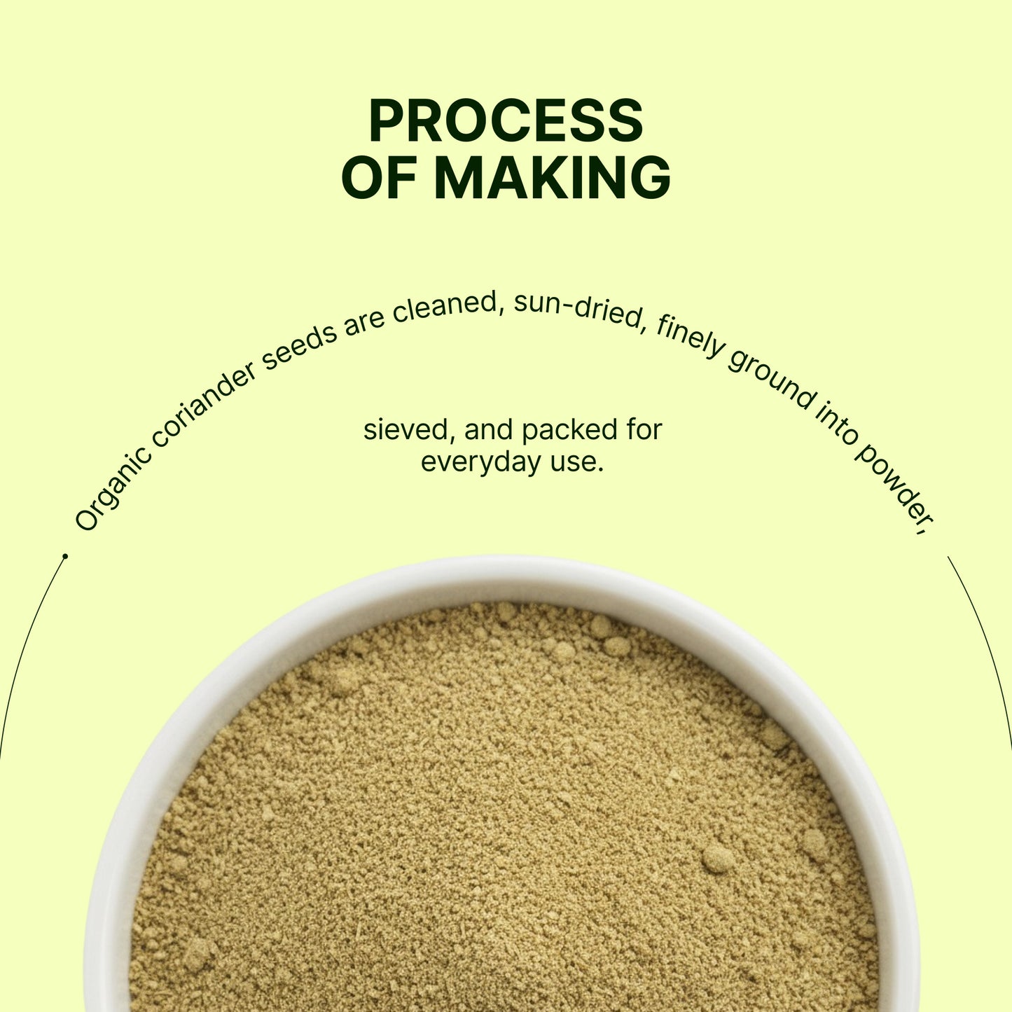 Homegrown Organic Coriander Powder (200g)