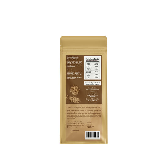 Homegrown Organic Flax seeds (200g)