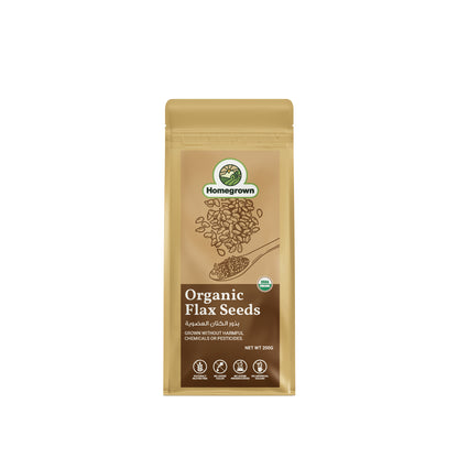Homegrown Organic Flax seeds (200g)