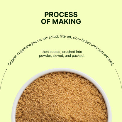 Homegrown Organic Jaggery Powder (500g)