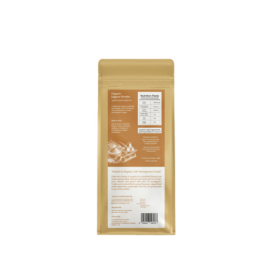 Homegrown Organic Jaggery Powder (500g)