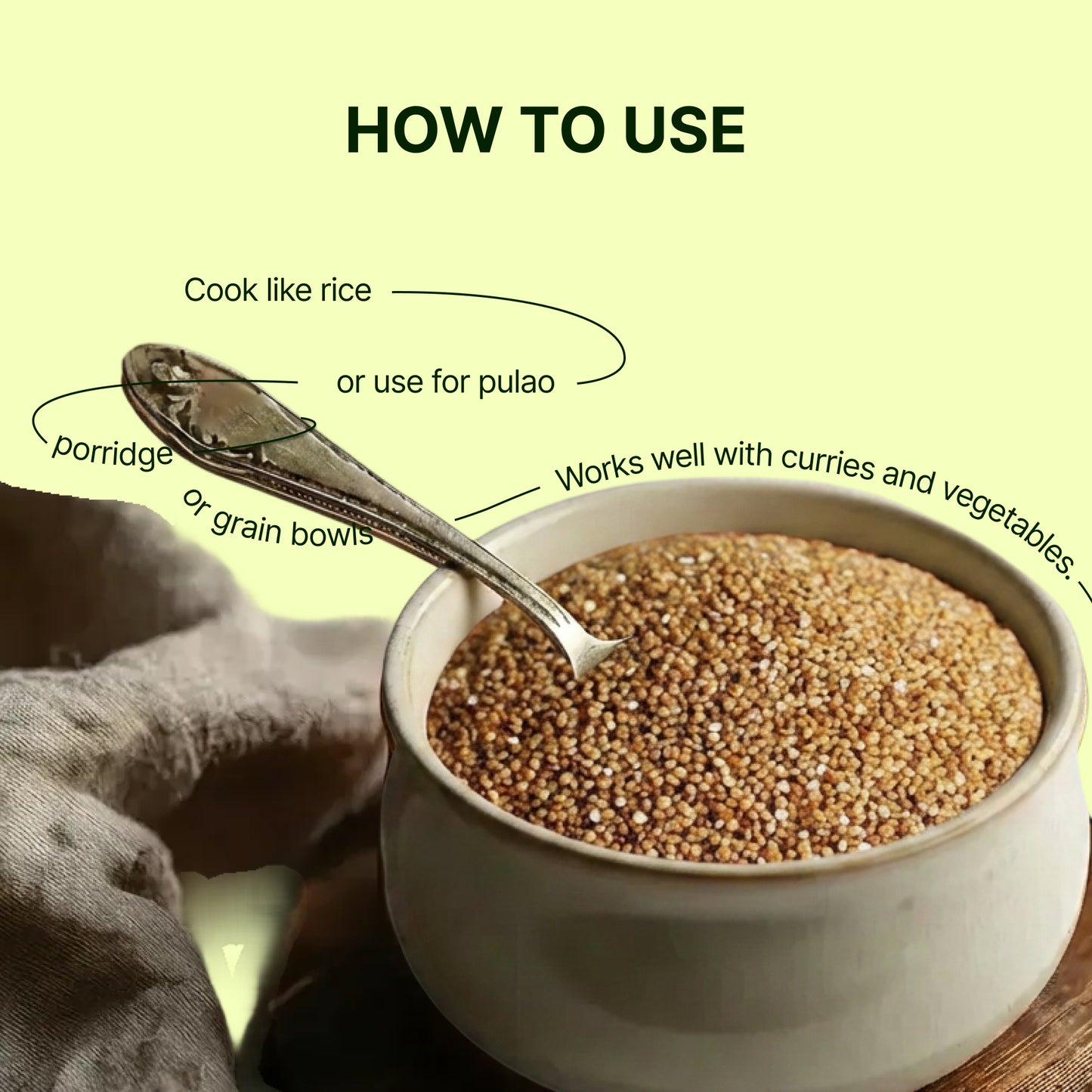 Homegrown Organic Kodo Millet (500g)