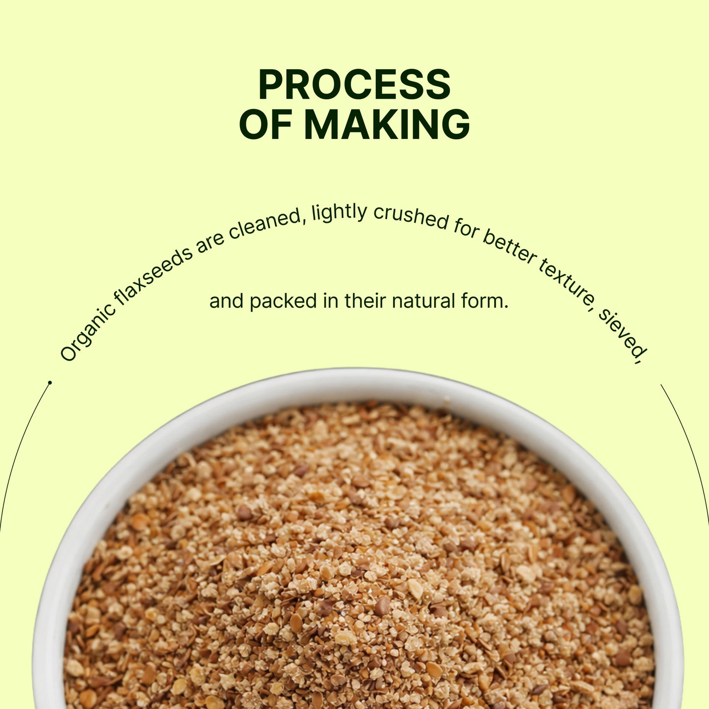 Homegrown Organic Crushed Flax Seeds (200g)
