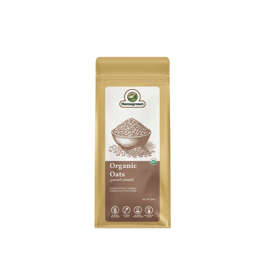 Homegrown Organic Rolled Oats (500g)