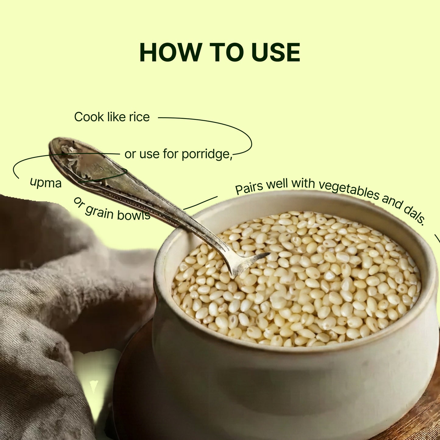 Homegrown Organic Proso Millet (500g)