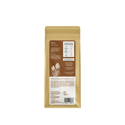 Homegrown Organic Ragi Flour (500g)