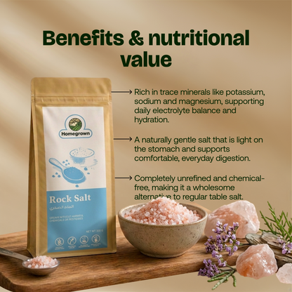 Homegrown Organic Rock Salt (330g)
