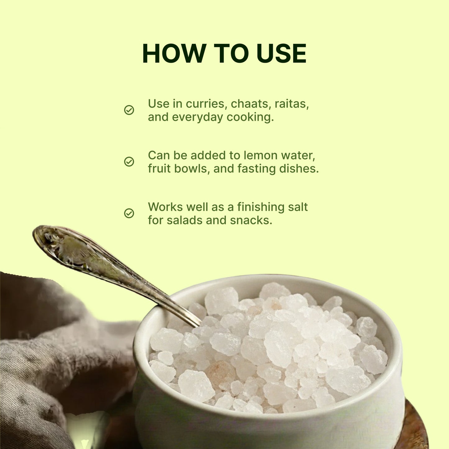 Homegrown Organic Rock Salt (330g)