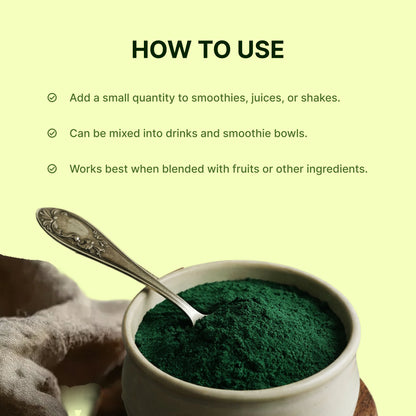 Homegrown Organic Spirulina Powder (200g)