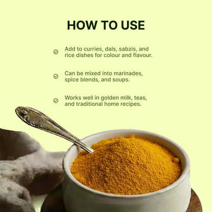 Homegrown Organic Turmeric Powder (200g)