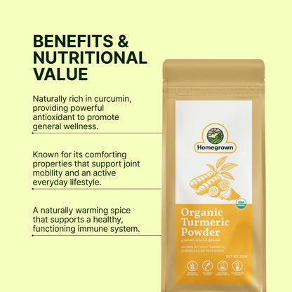 Homegrown Organic Turmeric Powder (200g)
