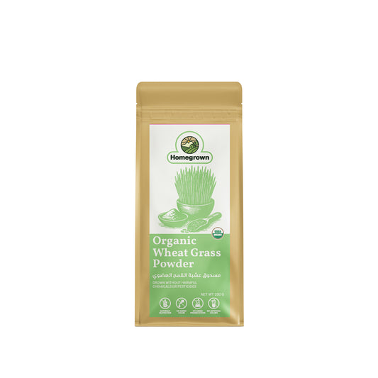 Homegrown Organic Wheat Grass Powder (200g)