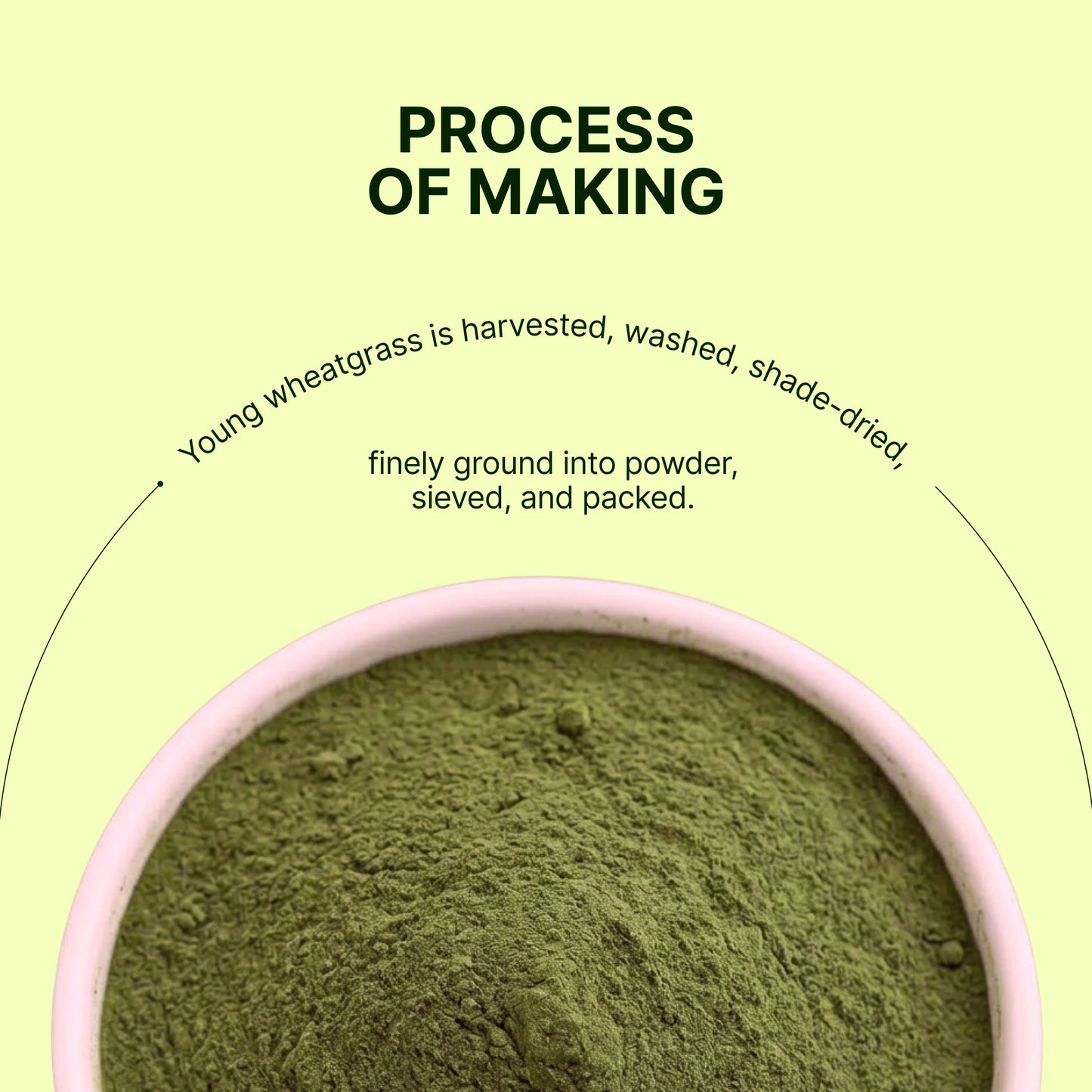 Homegrown Organic Wheat Grass Powder (200g)