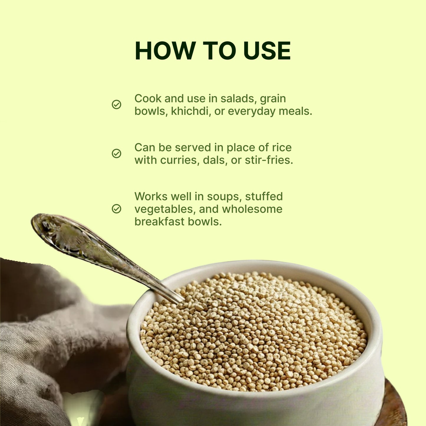 Homegrown Organic White Quinoa (500g)