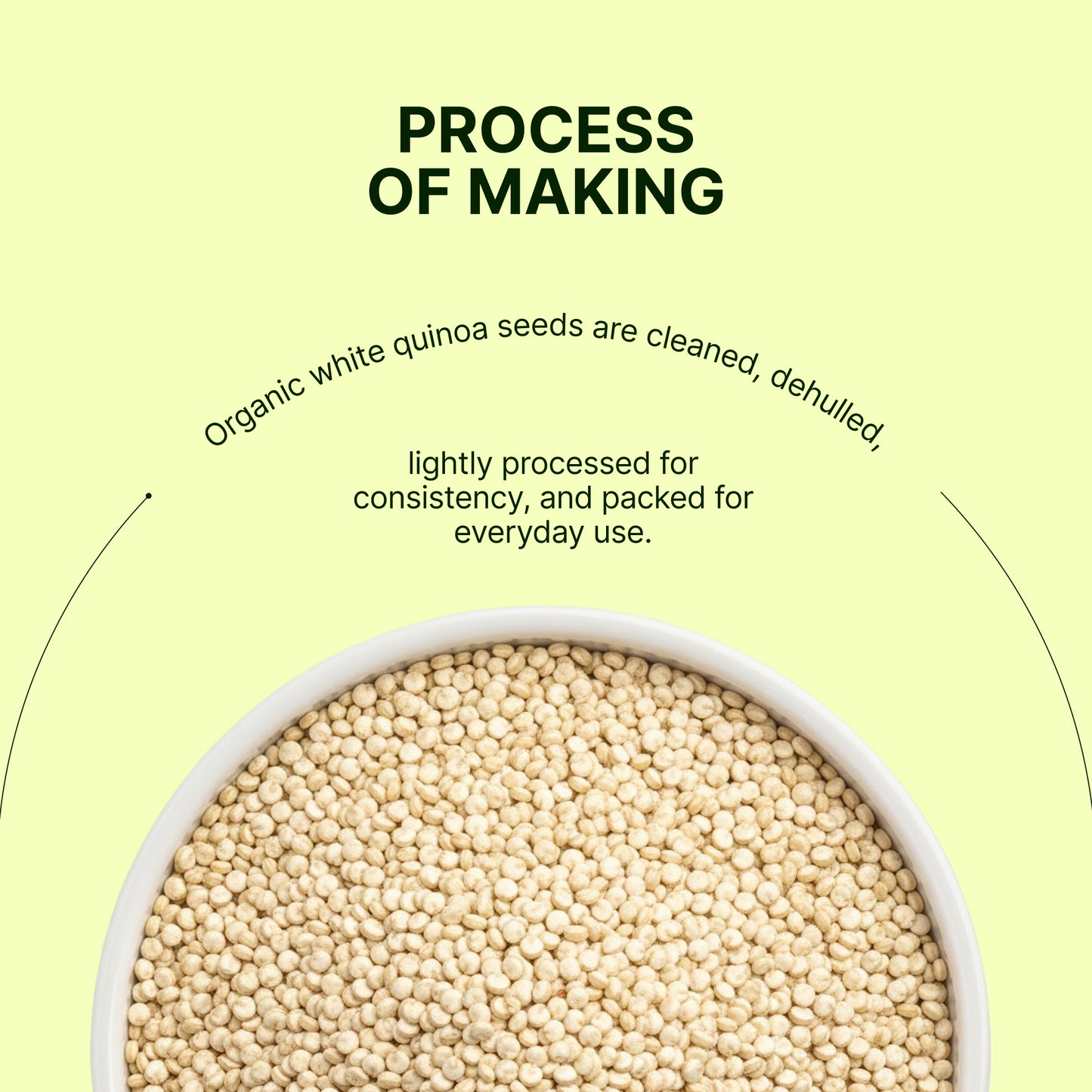 Homegrown Organic White Quinoa (500g)