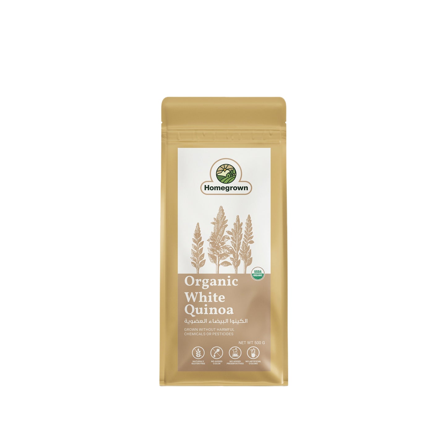 Homegrown Organic White Quinoa (500g)