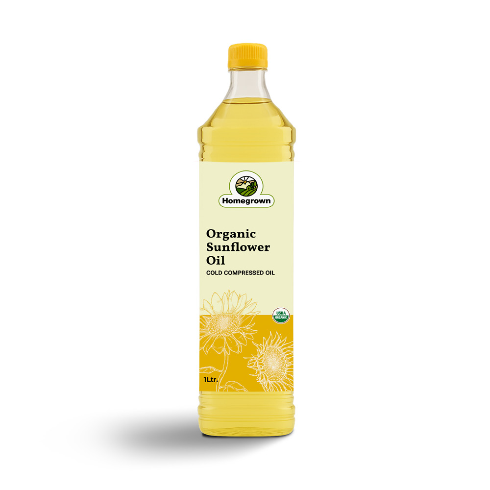 6_Sunflower Oil 1L_front Organic Sunflower Oil - Image 1